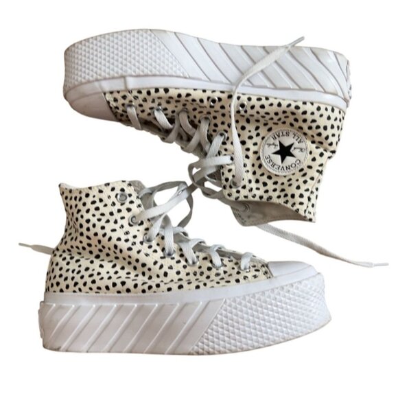 Converse Chuck Taylor All Star Lift 2X Platform Welcome To The Wild Women's Size - Picture 4 of 9